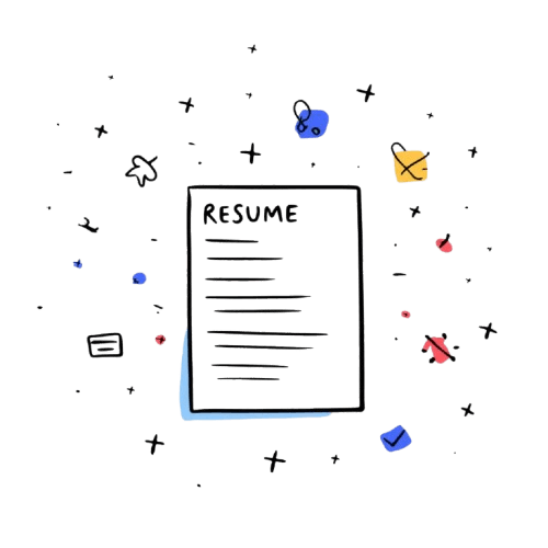 Resume tailoring illustration